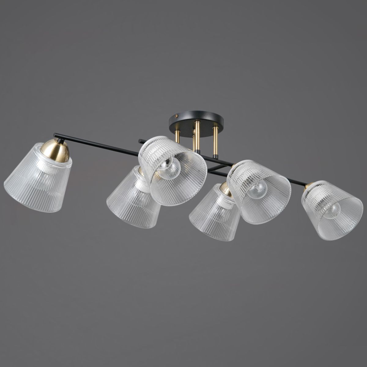 Потолочная люстра Illumico IL0845-6CSQ-25BKAB ELITE