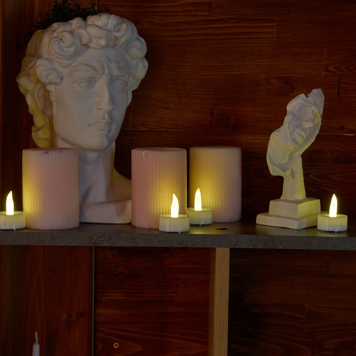 Набор свечей светодиодных Uniel ULD-F070 WARM WHITE TEACANDLE SET4 UL-00008592