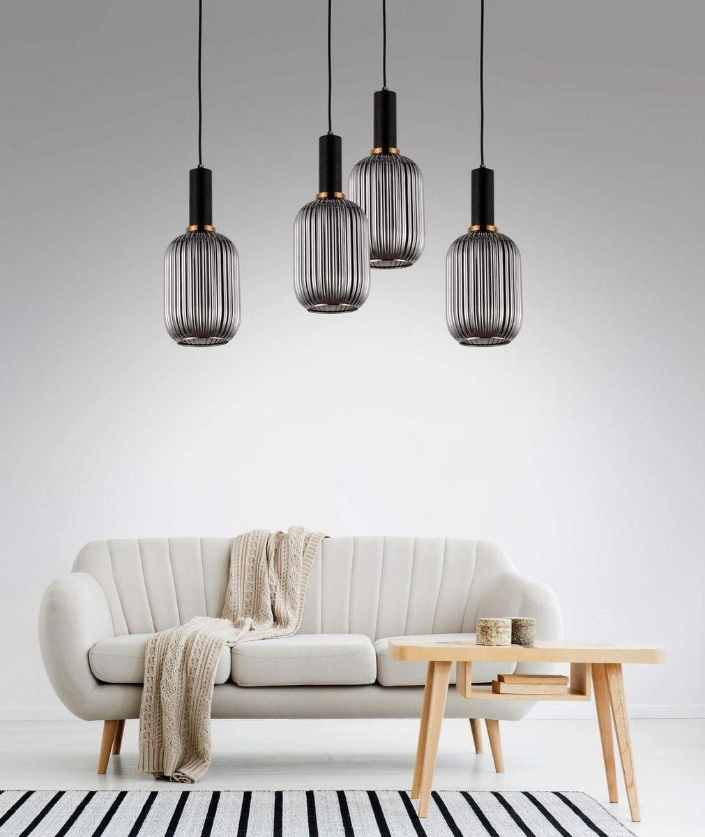 Подвесной светильник Lumina Deco Rico LDP 1218 GY+BK