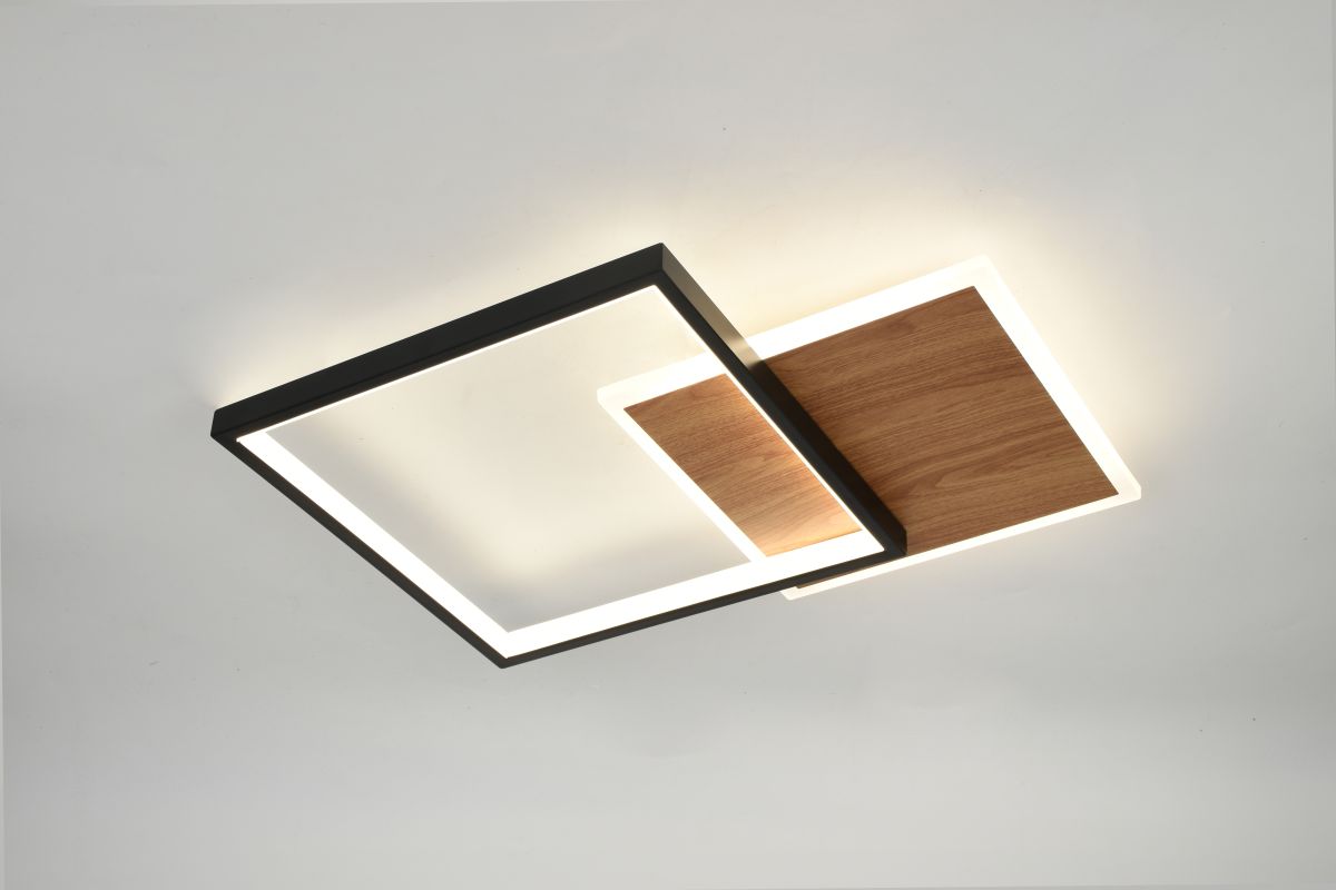 Потолочный светильник Эра Модерн Ferre CLL-1-60-RC BK+Wood