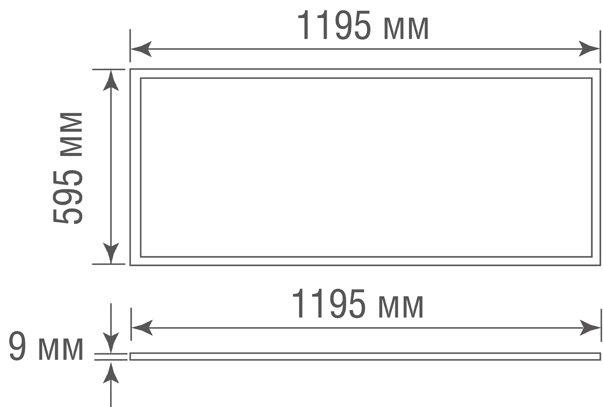Светодиодная панель Donolux Prisma DL18015NW1YG