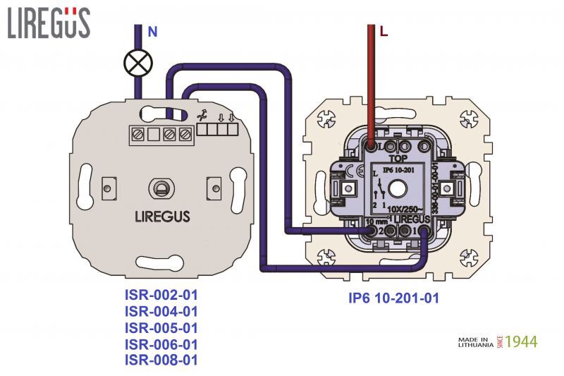 Светорегулятор 40-400Вт Liregus Retro 29-218