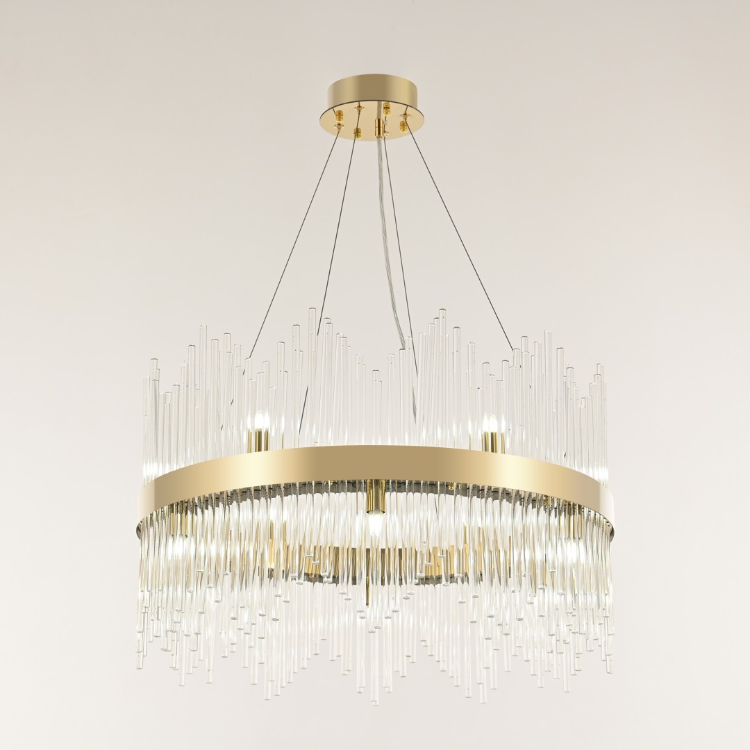 Подвесная люстра Arte Milano Бари 430110.600.12.G9.A1 GD