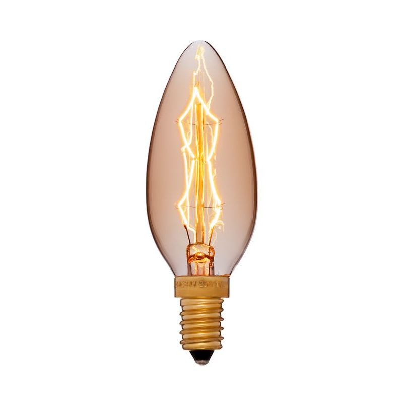 Лампа накаливания Sun Lumen E14 40W золотая 052-085