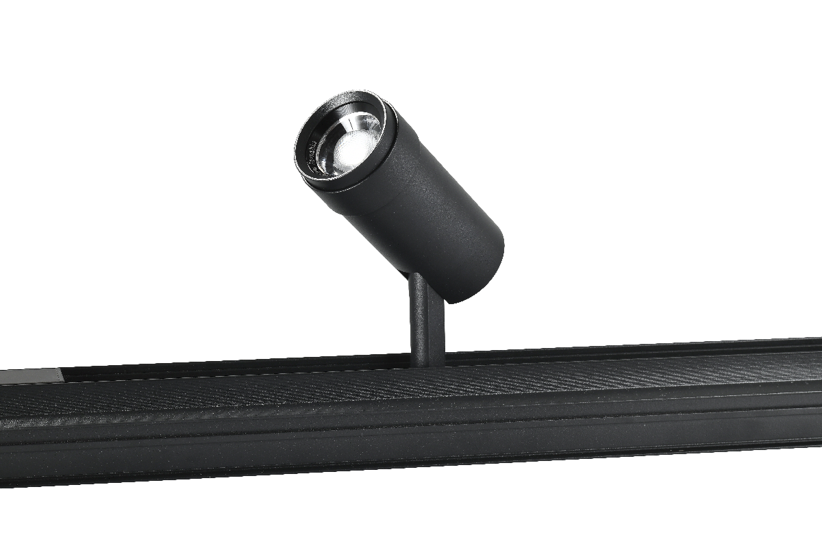 Трековый магнитный светильник iLedex Vision ZOOM 4822-020-D47-10W-10/60DG-4000K-BK