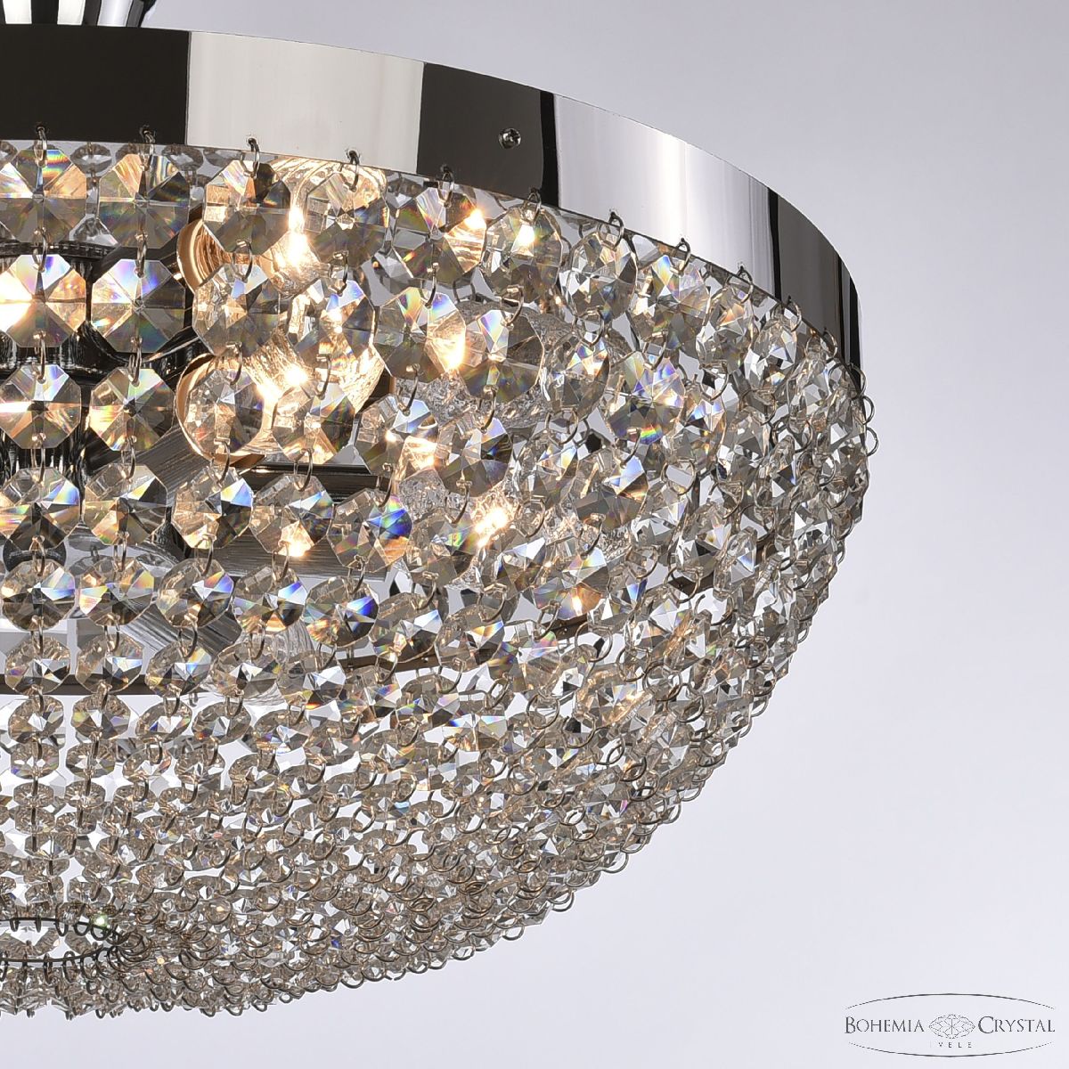 Потолочная люстра Bohemia Ivele Crystal 19291/45NZ/S Ni