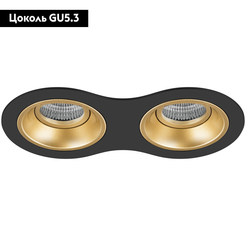 Встраиваемый светильник Lightstar Domino D6270303 (214627+214603+214603)