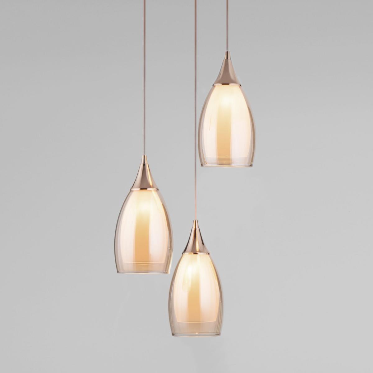 Подвесная люстра Eurosvet Cosmic 50085/3 золото