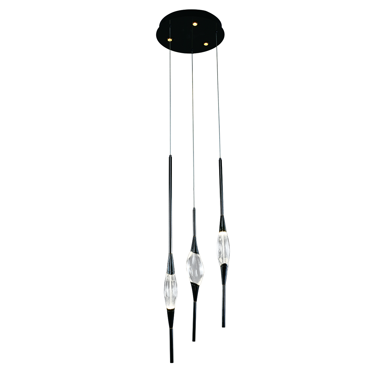 Подвесной светильник Delight Collection Pezzo OM82112-3 pearl black