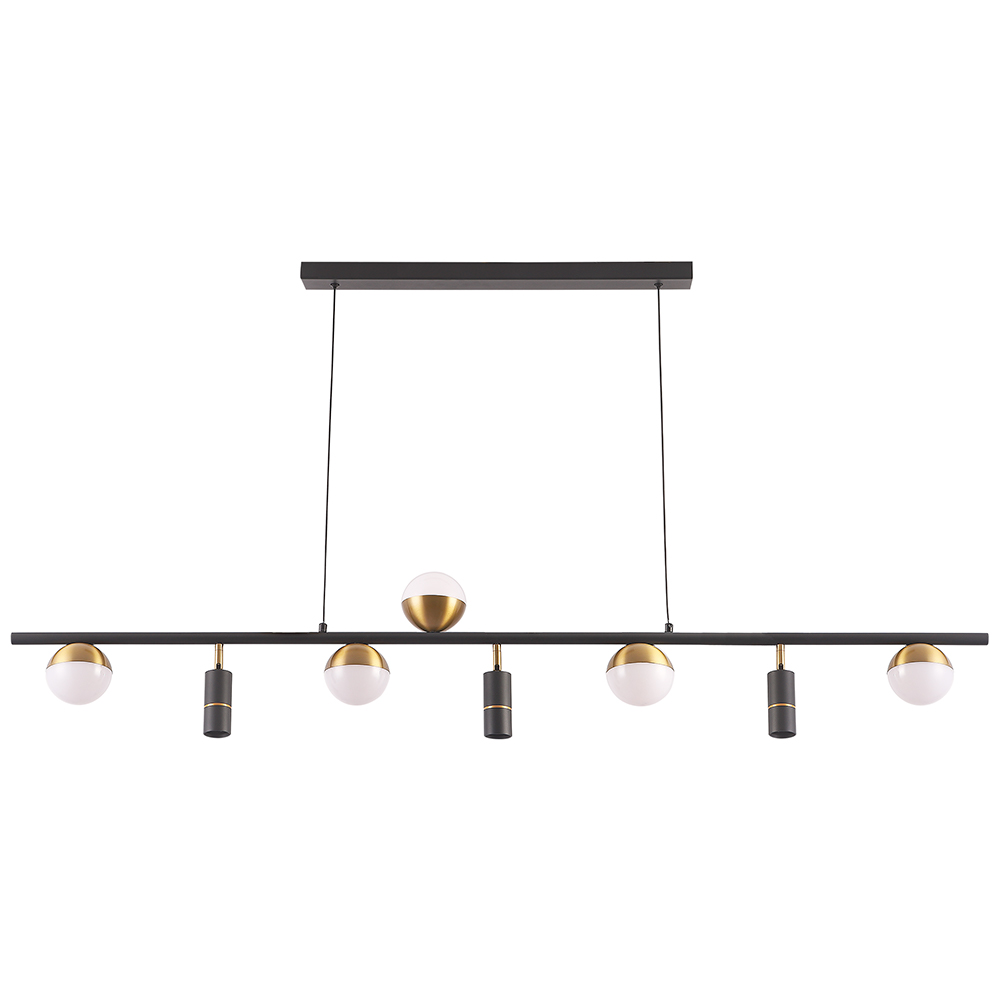 Подвесная люстра шар Crystal Lux CLT 047C8 L1400 BL-GO