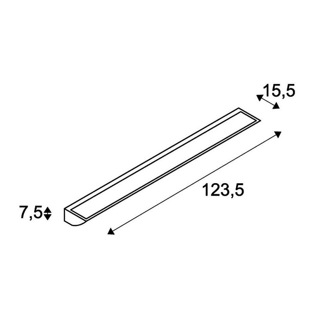 Уличный настенный светильник SLV Nautilus Square LED 231045