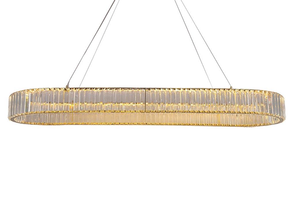 Подвесной светодиодный светильник Newport 8445/140 oval gold М0065056