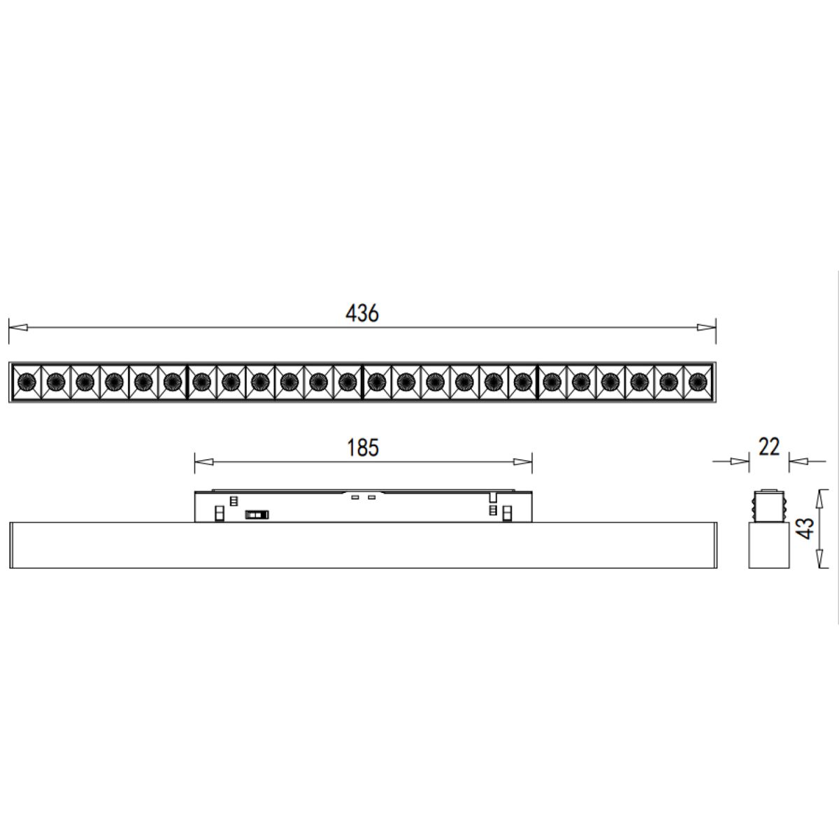Трековый светильник Donolux Eye DL20291NW24WDIM