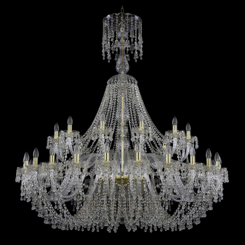 Подвесная люстра Bohemia Ivele 1410/24+12/530/XL-156/G/V0300