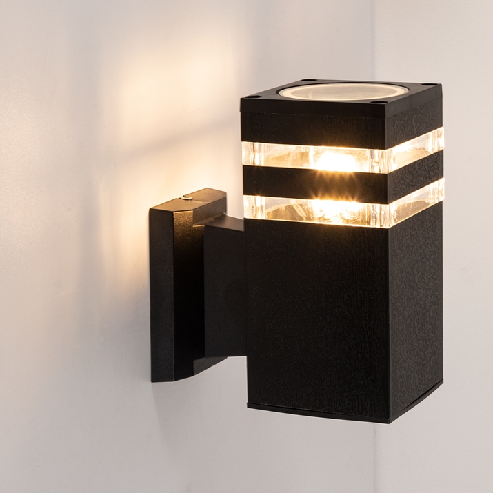 Уличный настенный светильник Arte Lamp Hadar A4421AL-1BK