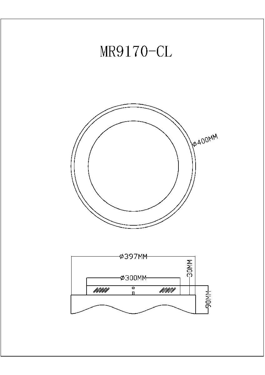 Потолочный светильник Myfar Diona MR9170-CL