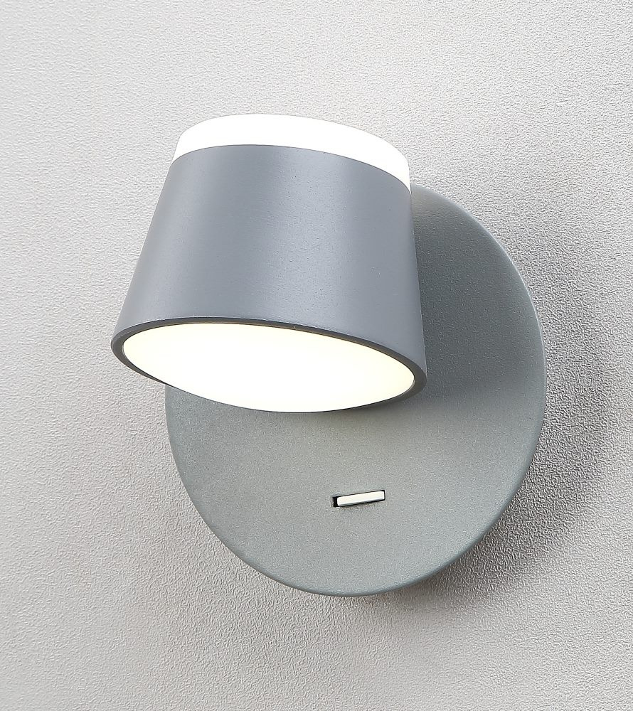 Бра Crystal Lux Madrid AP1 Gray