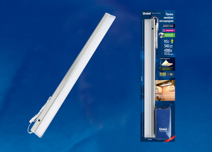 Мебельный светодиодный светильник (UL-00002885) Uniel ULI-F42-7,5W/4200K/DIM Sensor IP20 Silver