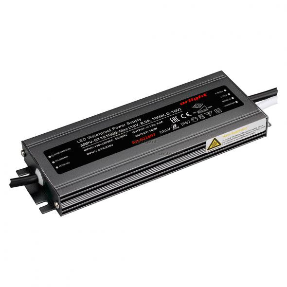 Блок питания Arlight ARPV-12100-SLIM-0-10V (12V, 8.3A, 100W) 022697