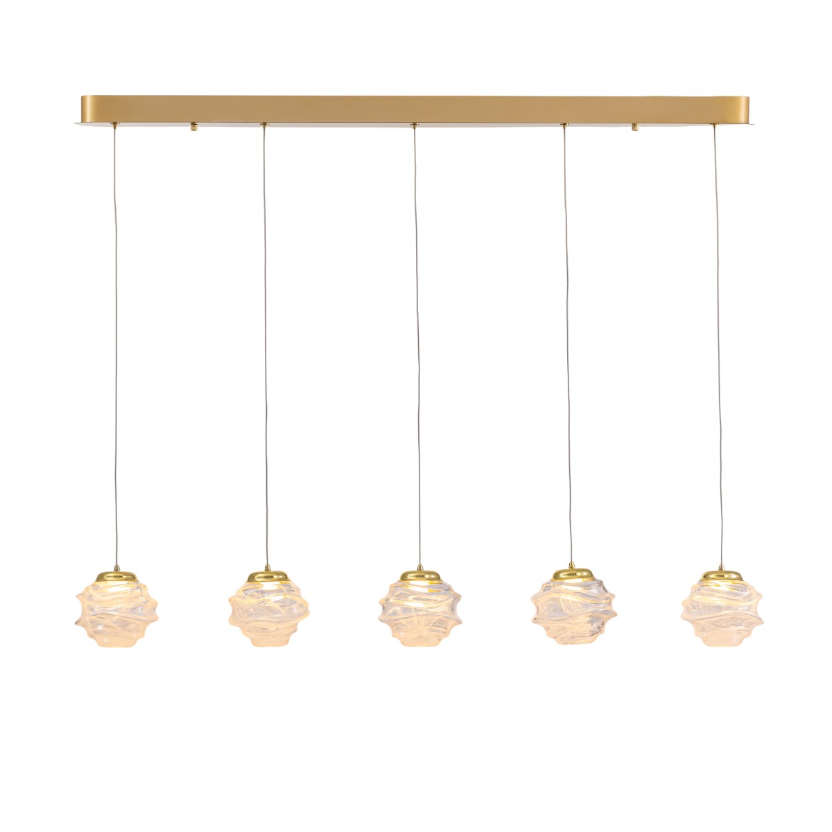 Подвесной дизайнерский светильник Delight Collection MD25030003-5B gold/clear