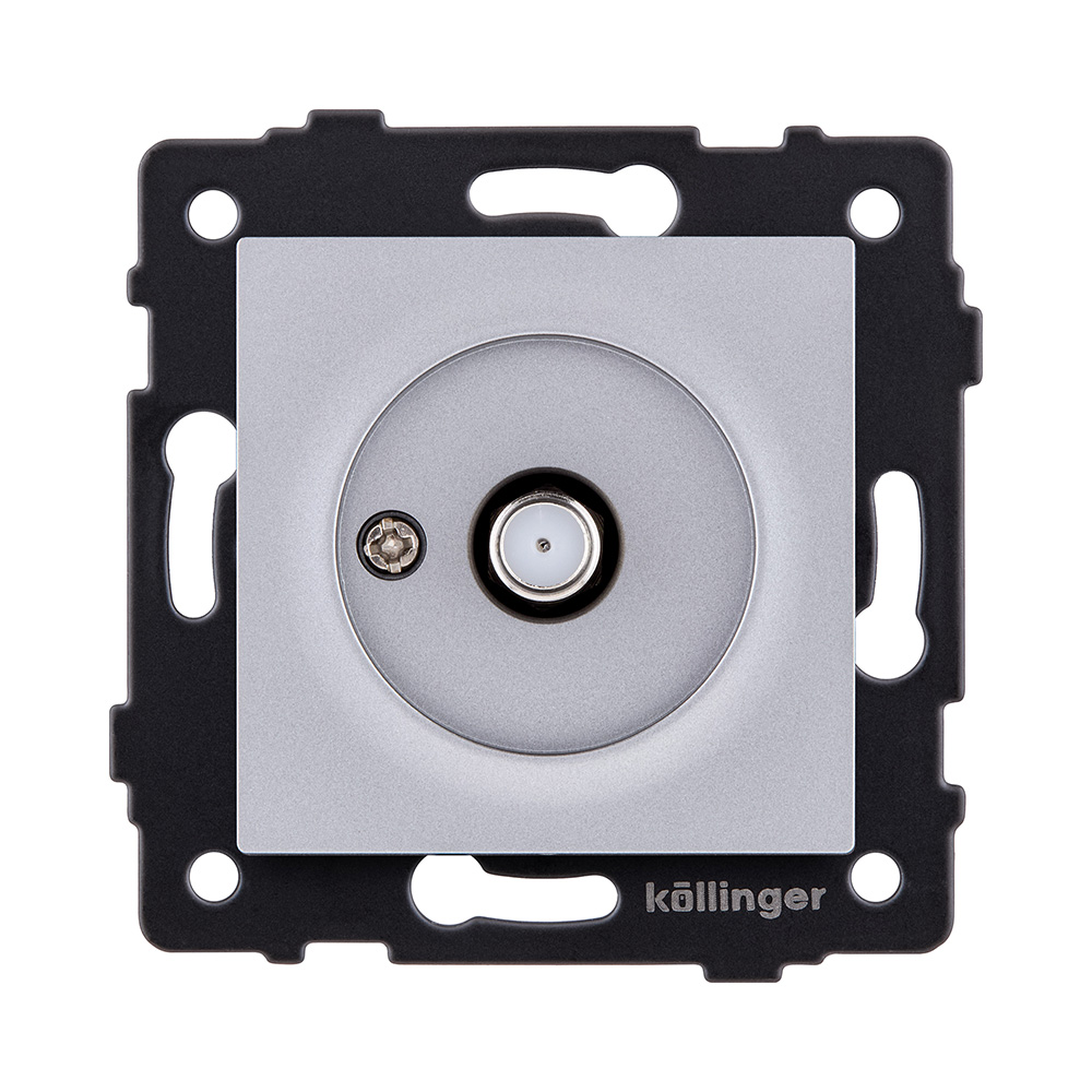 Розетка спутниковая SAT, серый Kollinger REA-020GY для Aspekt, Eleganz, Reflex