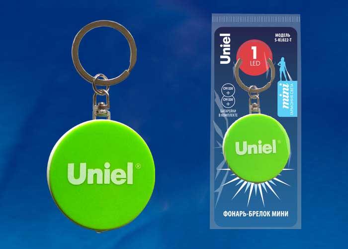 Фонарь-брелок светодиодный (UL-00004097) Uniel Standard Mini от батареек 47х40 S-KL022-T Blue