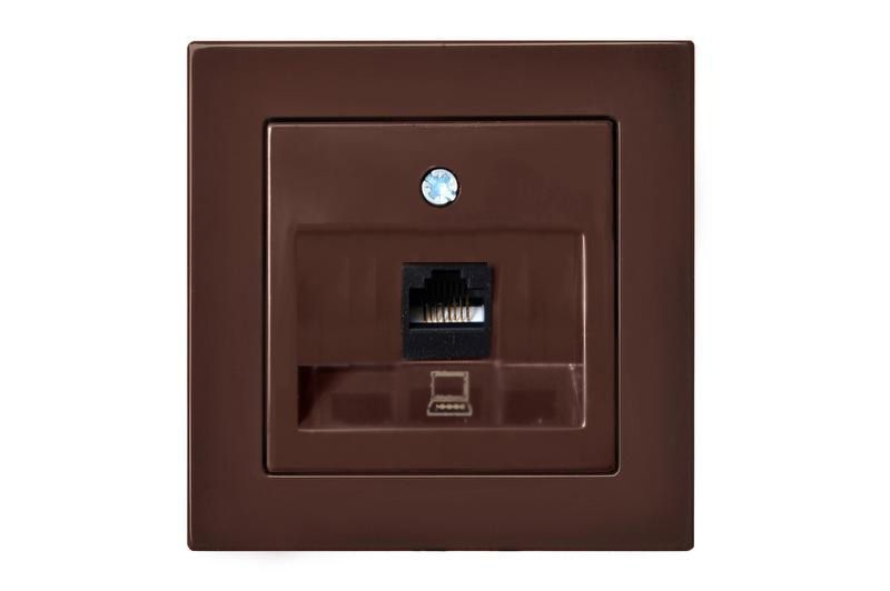 Розетка компьютерная (RJ45) Liregus Epsilon 28-1450