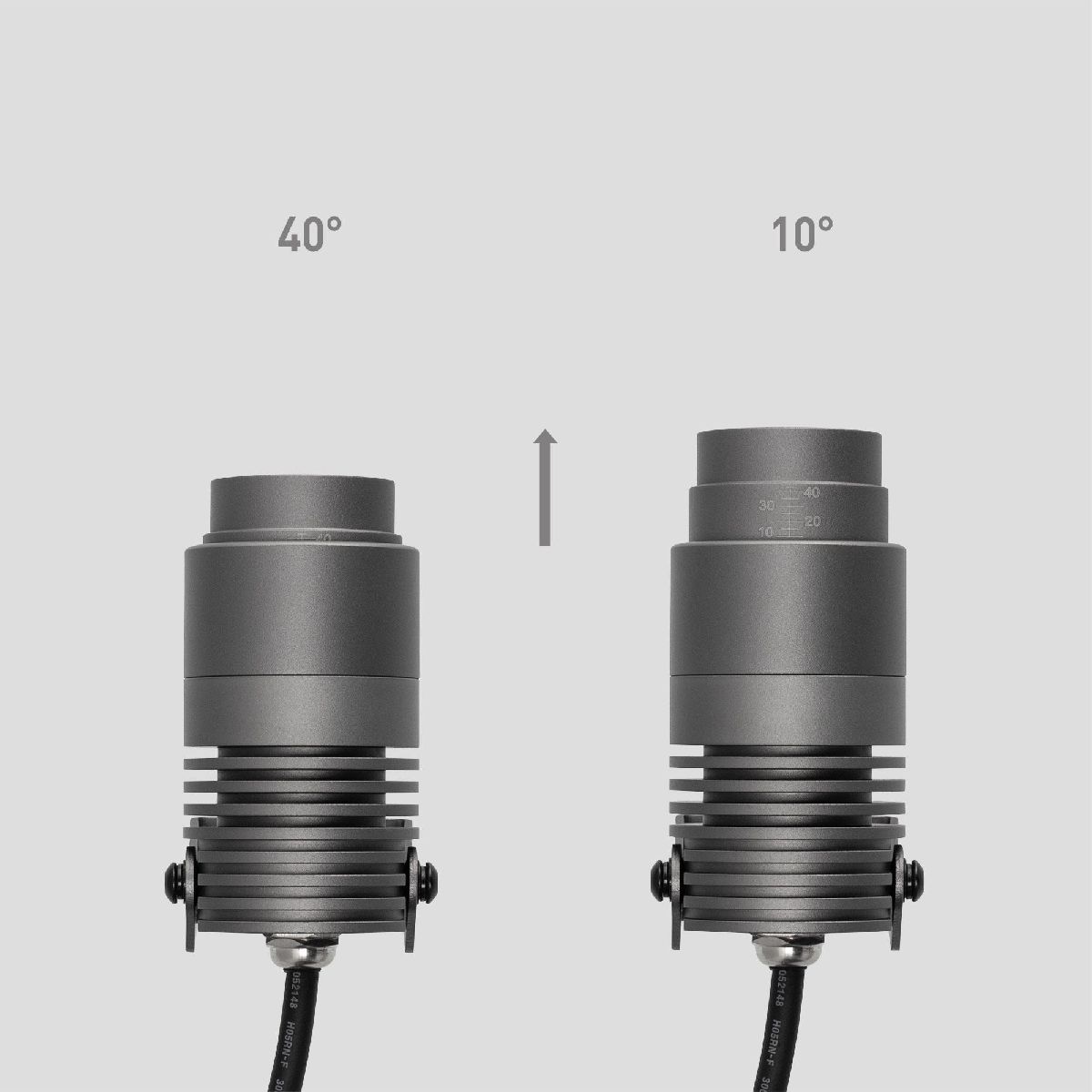 Светодиодный прожектор Arlight ALT-RAY-ZOOM-R52-8W Warm3000 (WH, 10-40 deg, 230V) 042676