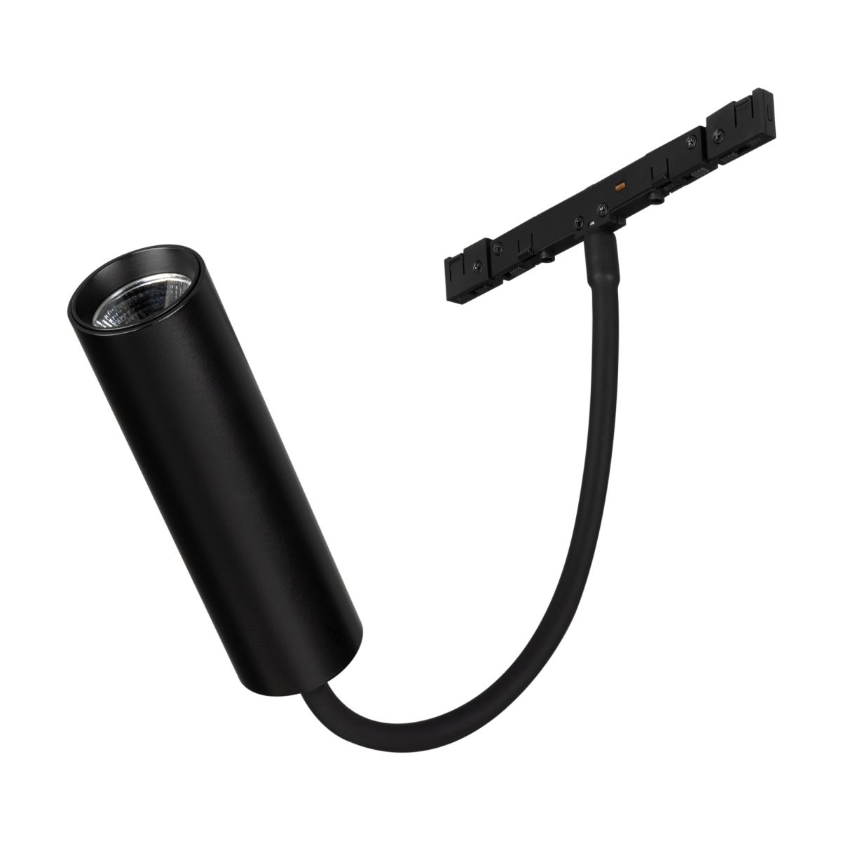 Трековый магнитный светильник Arlight MAG-MICROCOSM-SPOT-FLEX-R26-5W Warm3000 (BK, 24 deg, 24V) (IP20 Металл) 051786