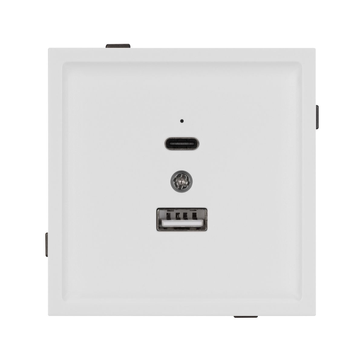 Механизм USB розетки Arlight SCT-TENDO-MUAC-SFPL-WH (5V, 3A, QC3) 054539