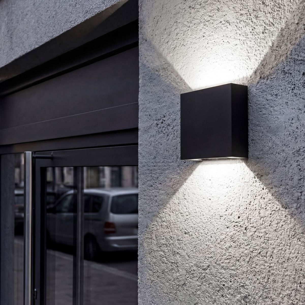 Уличный настенный светильник Uniel ULU-P33B-4W/4000K IP65 BLACK UL-00013622