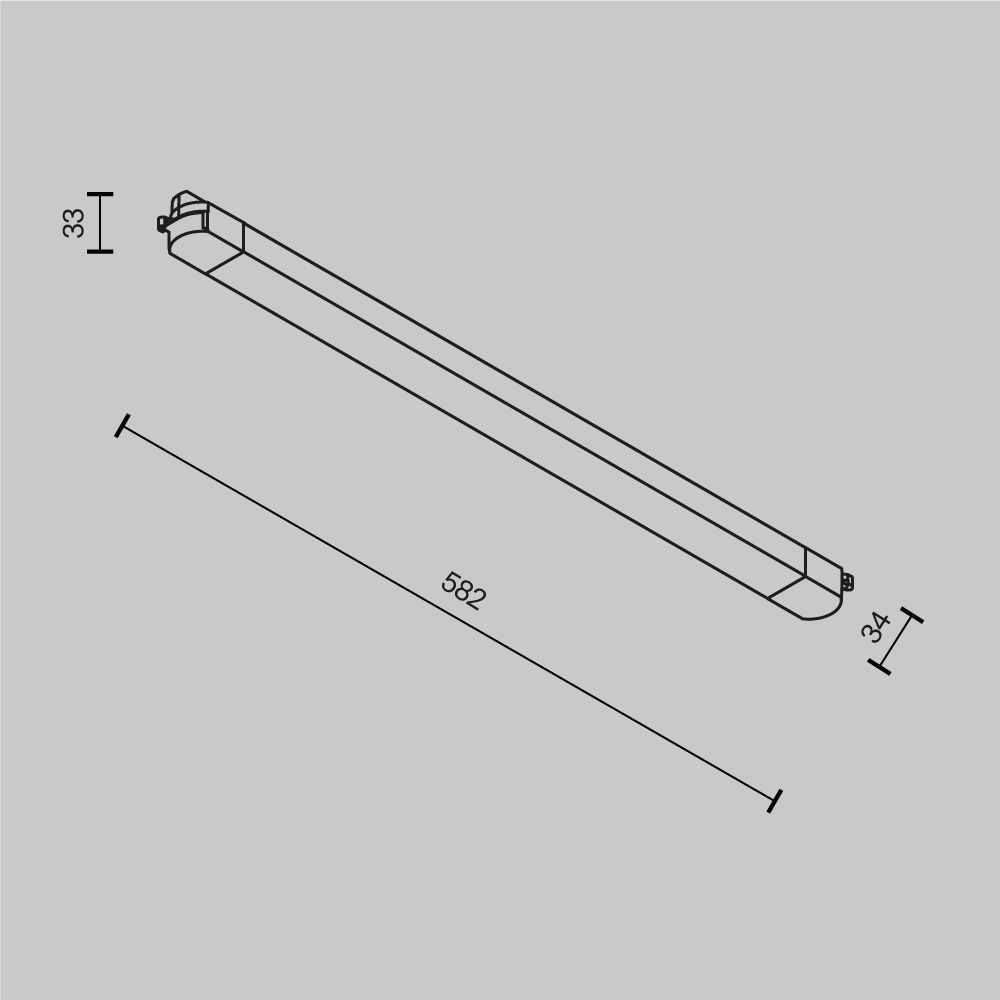 Трековый однофазный светильник Maytoni Technical Basis TR000-1-24W3K-W_1