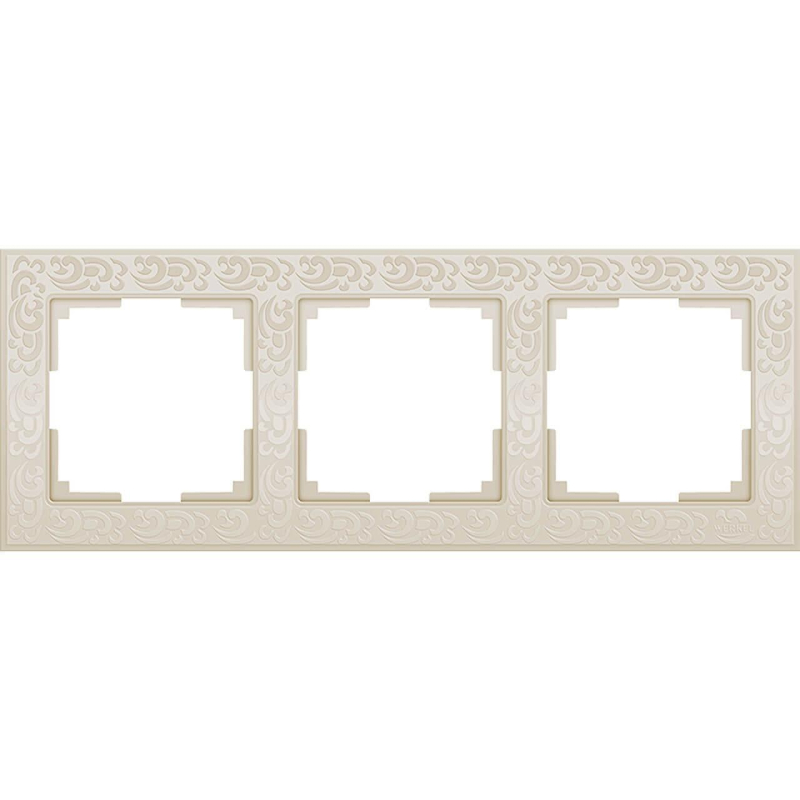 Рамка Werkel Flock на 3 поста слоновая кость WL05-Frame-03-ivory 4690389046926