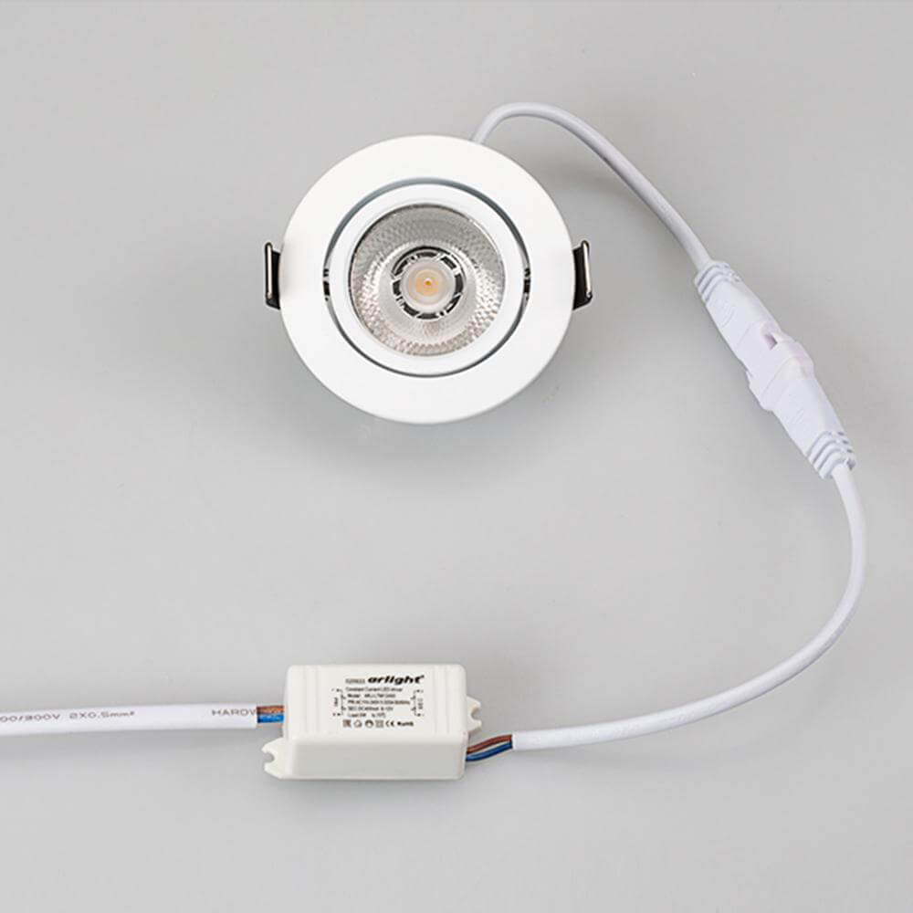 Мебельный светильник Arlight LTM-R65WH 5W Warm White 10deg