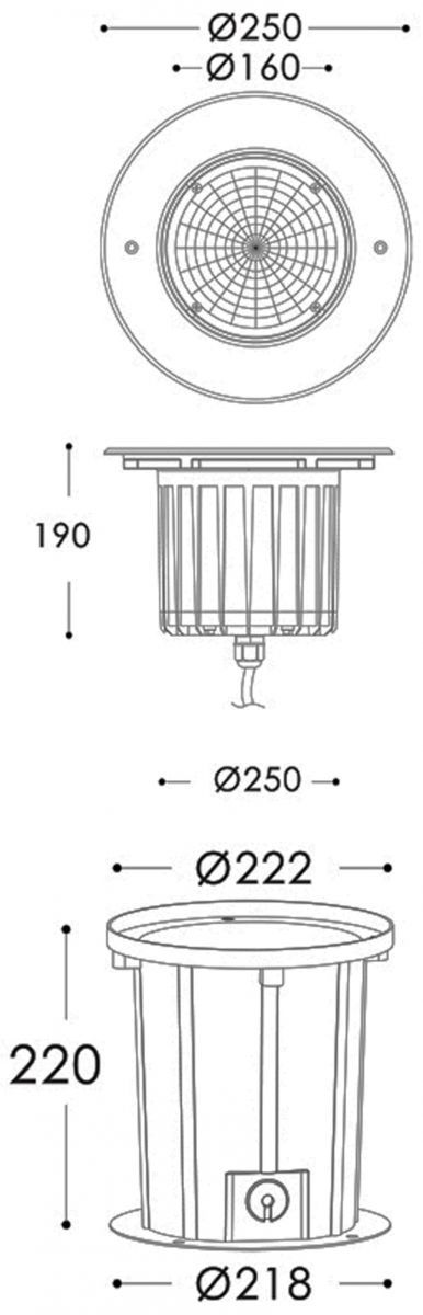 Ландшафтный светильник Deko-Light COB 730421