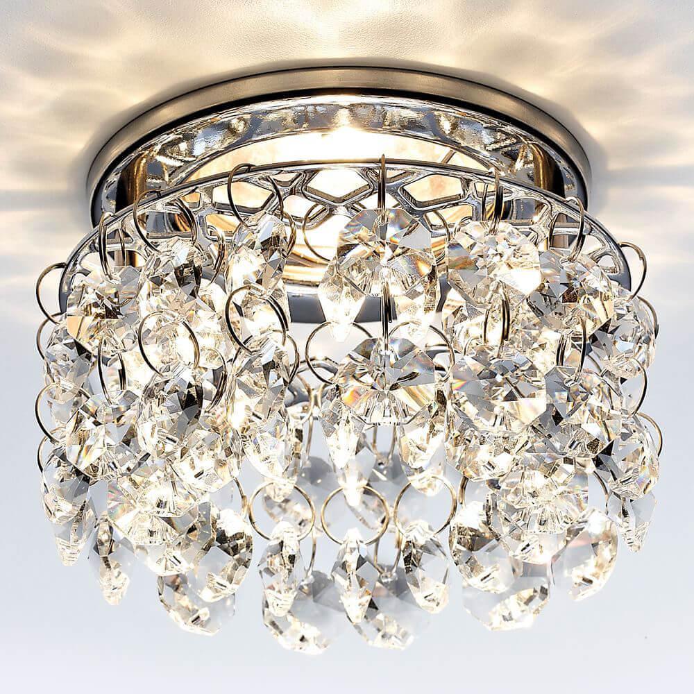 Встраиваемый светильник Ambrella Light Crystal K3221 CL/CH
