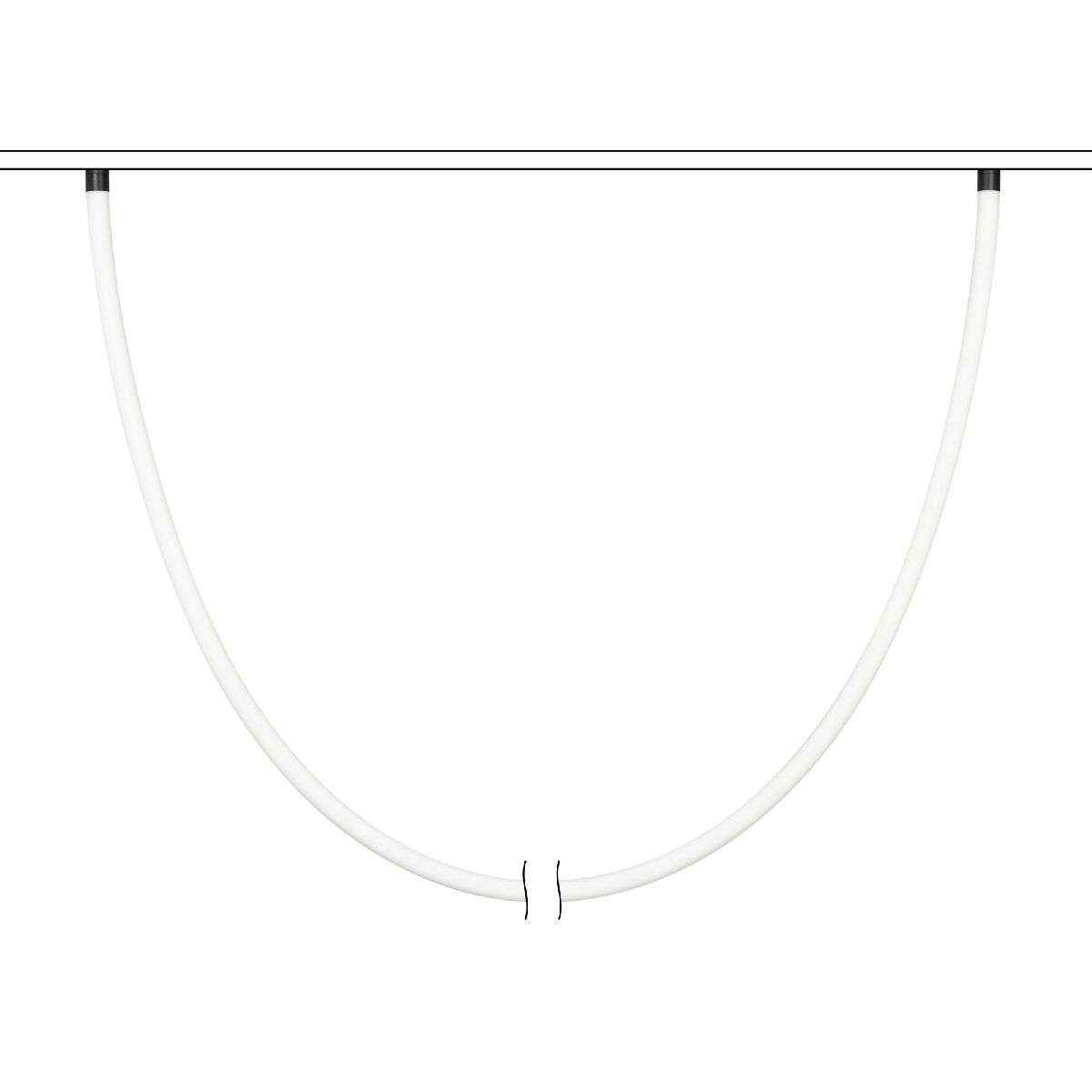 Трековый магнитный светильник Arlight MAG-ORIENT-TUBE-ELASTIC-R25-L5000-70W Day4000 (BK, 360 deg, 48V) 044338