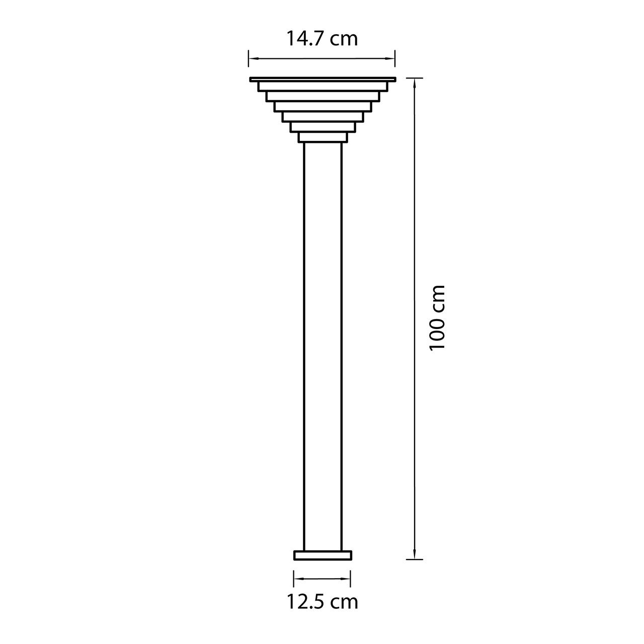 Уличный светодиодный светильник Lightstar Piatto 379747