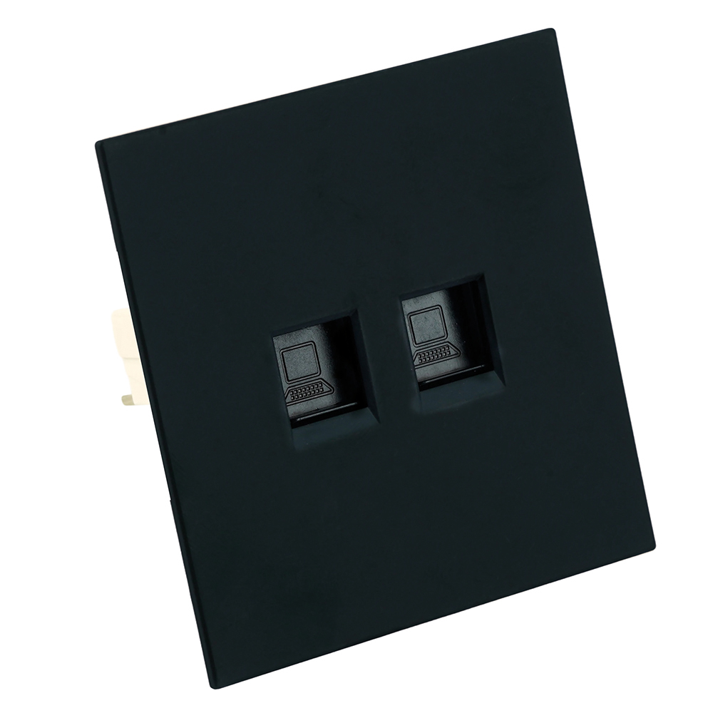 Розетка компьютерная 2-местная RJ-45 (механизм) Stekker Мия RST00-3111-05 50451