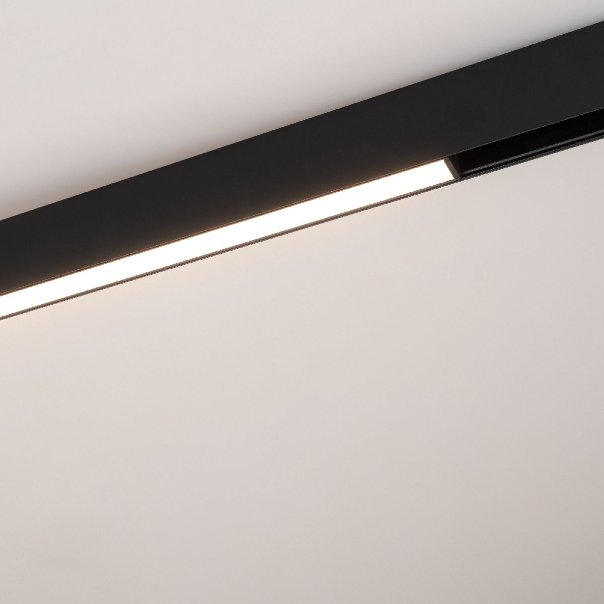 Трековый магнитный светильник Arlight MAG-ORIENT-FLAT-L235-12W Warm3000 (BK, 80 deg, 48V) 046866