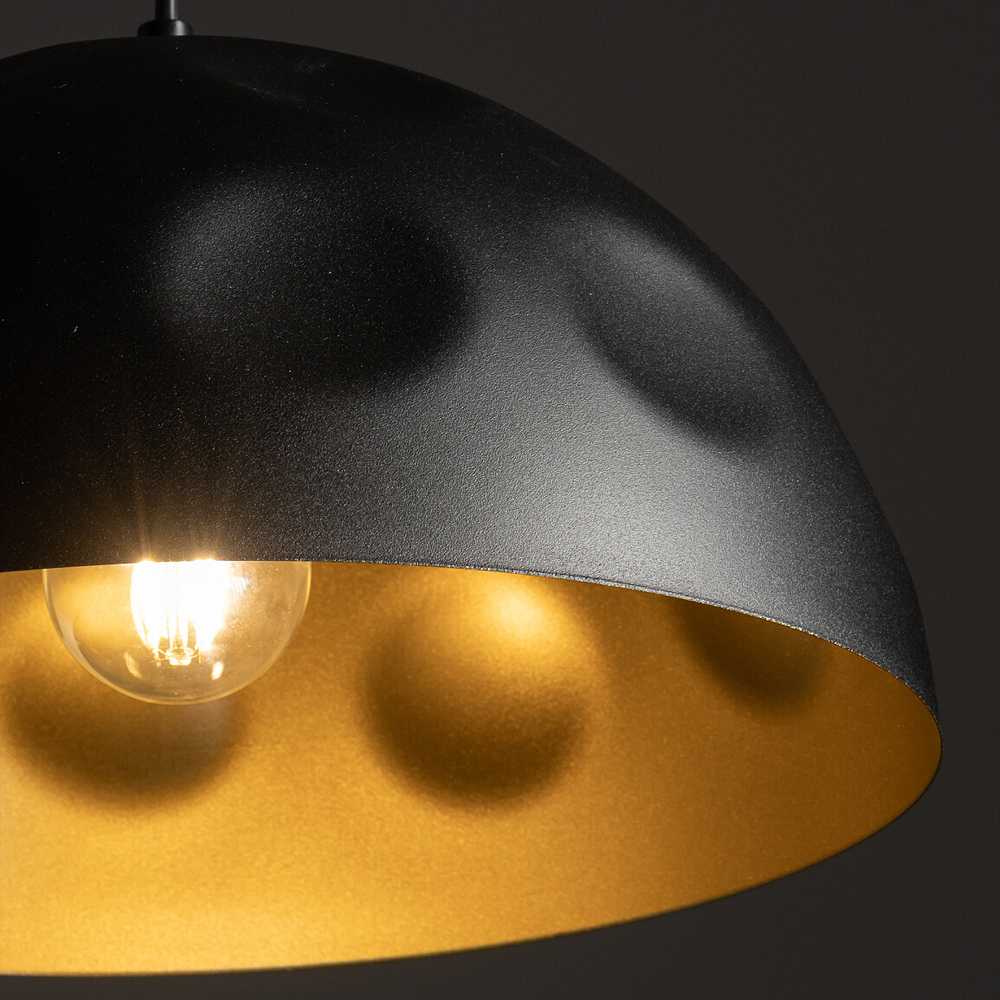 Подвесной светильник Nowodvorski Hemisphere Hit L Black/Satine Gold 10703