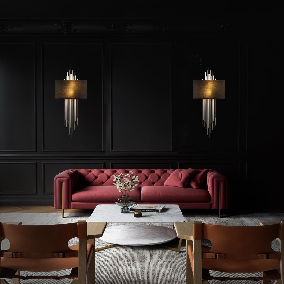 Настенный светильник Loft IT Elegio 10107 Silver black УЦ