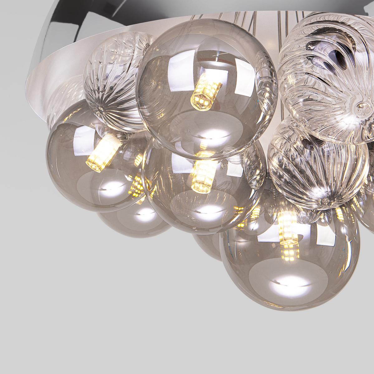 Подвесная люстра Eurosvet Anait 30178 хром a069152