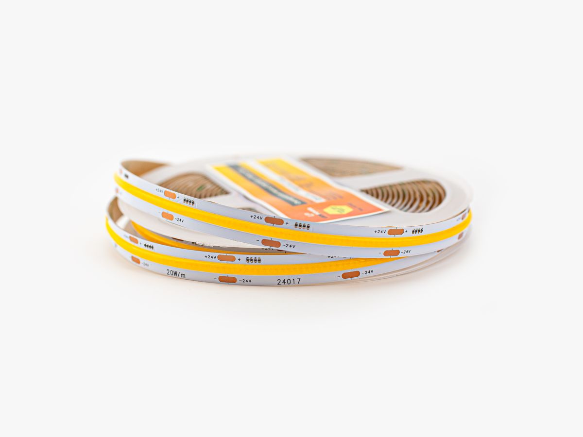 Светодиодная лента LEDS POWER COB 546/м (20Вт/м) 24В нейтральная 007922