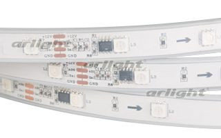 Светодиодная лента Arlight 5 метров DMX-5000P 12V RGB (5060,150 LEDx3, DMX) 020587