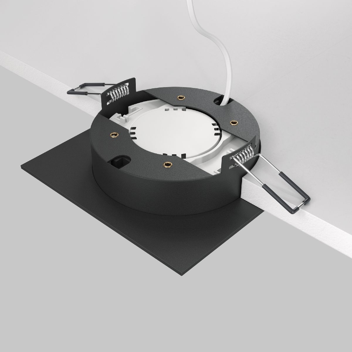 Встраиваемый светильник Maytoni Technical Hoop DL086-GX53-SQ-BW