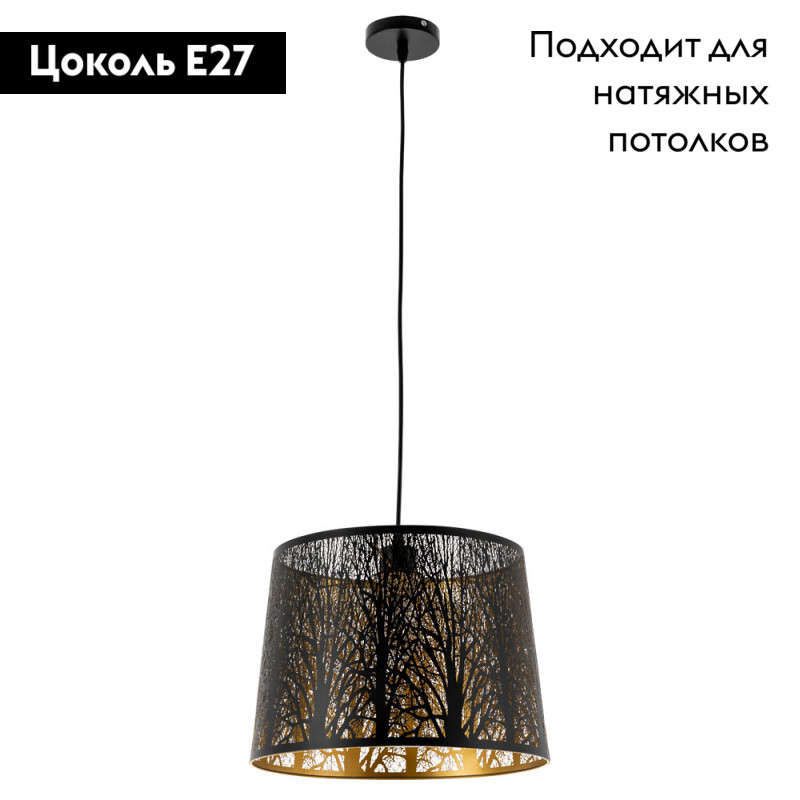 Подвесной светильник ARTE Lamp A2769SP-1BK