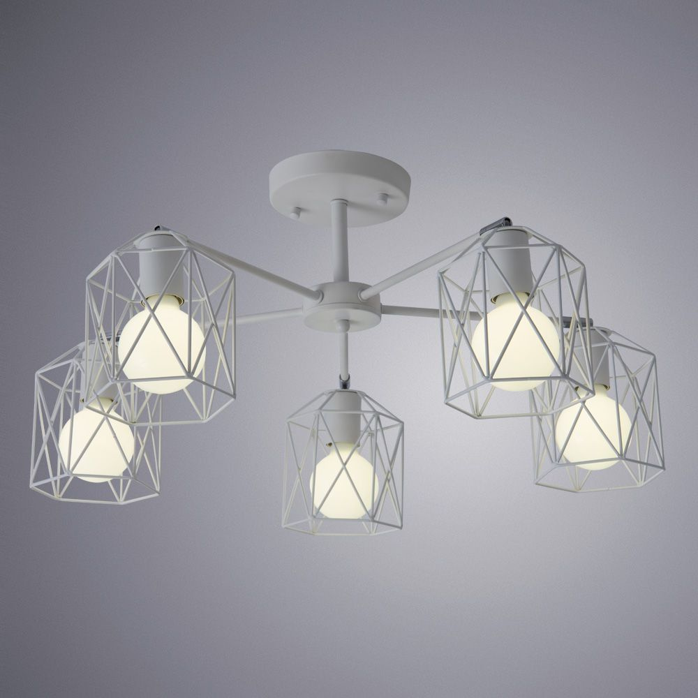 Потолочная люстра Arte Lamp A4284PL-5WH