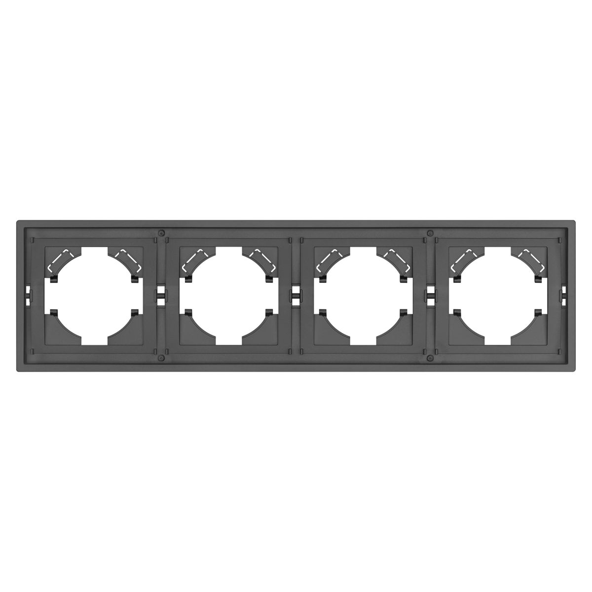 Рамка пластиковая на 4 поста Arlight FRM-TENDO-SFPL-4-GR 054655