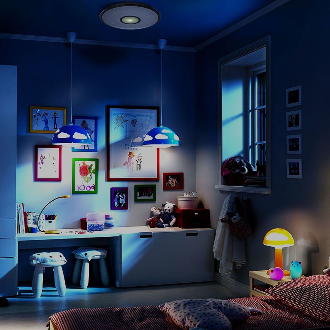 Потолочный светодиодный светильник Citilux СтарЛайт CL70343RGB